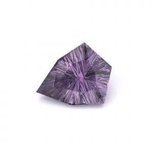 2 ct Lavender Spinel Concave Precision Cut, Genuine Shield Shaped Purple Spinel from Sri Lanka, Fancy Cut Spinel