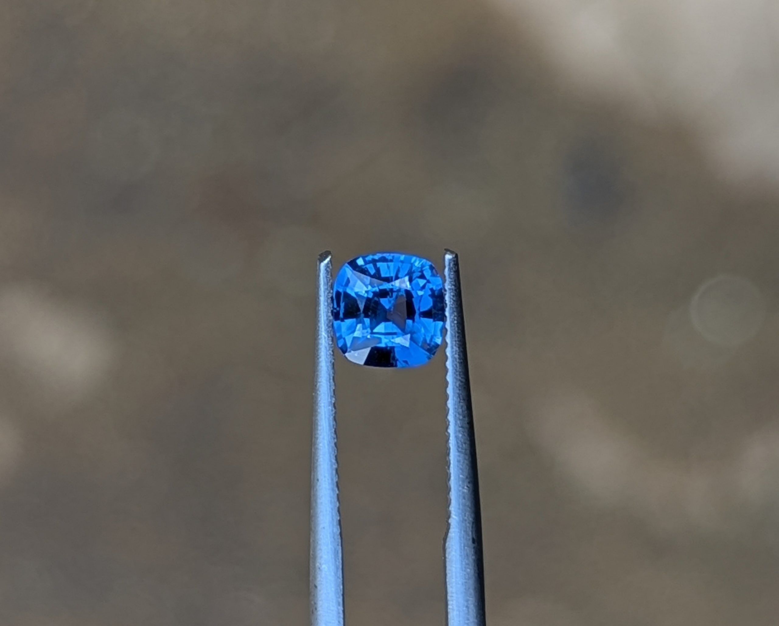 0.80ct Cornflower No Heat Blue Sapphire from Sri Lanka, Genuine Untreated Square Shaped Loose Gemstone for Ring, 5.3 x 5.25 x 3.25mm